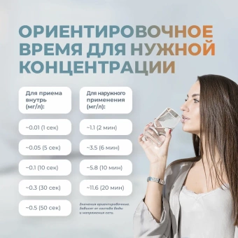 Ионизатор воды Аквалайф мини Серебро